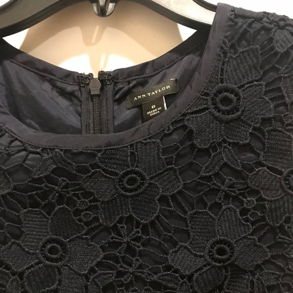 Navy Lace Ann Taylor Dress - Picture 5 of 6